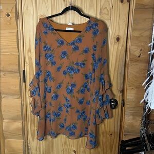 Altar’d State Floral Rust Dress